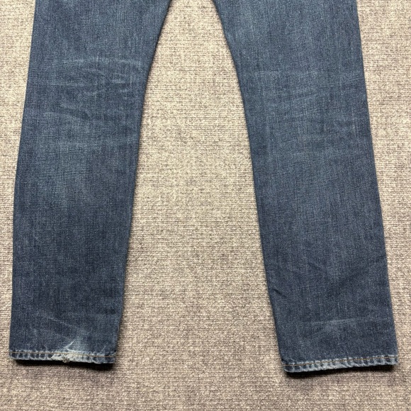 Levis Made & Crafted Jeans Mens 34x32 Blue Tack Slim Straight Leg Italy Made - Picture 16 of 16